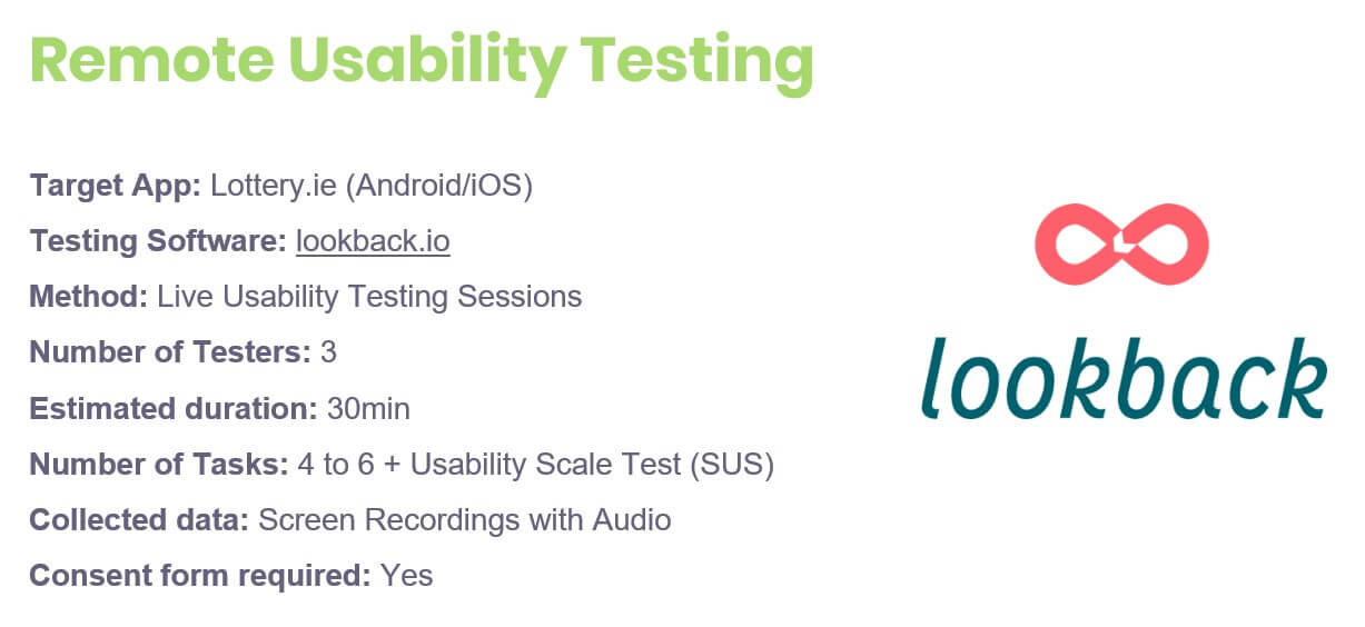 Usability Testing Sessions
